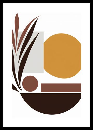 Plakat 53x81cm Stylizacja Roślin na Arena.pl
