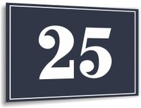 Tabliczka ADRESOWA twój numer domu ulica adres 20x15 dibond antacyt