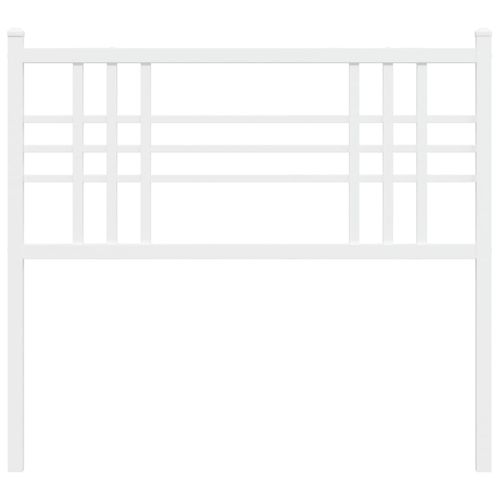 Metalowe wezgłowie, białe, 100 cm na Arena.pl