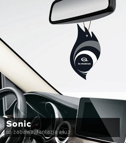 Zapach samochodowy Dr.Marcus Sonic Black na Arena.pl