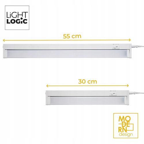 Oprawa podszafkowa listwa meblowa LL RILAK LED CCT 10W biała zmian na Arena.pl