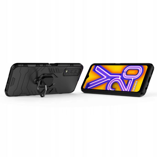 Spacecase X-Ring Vivo Y11S/Y20S Czarny zdjęcie 9