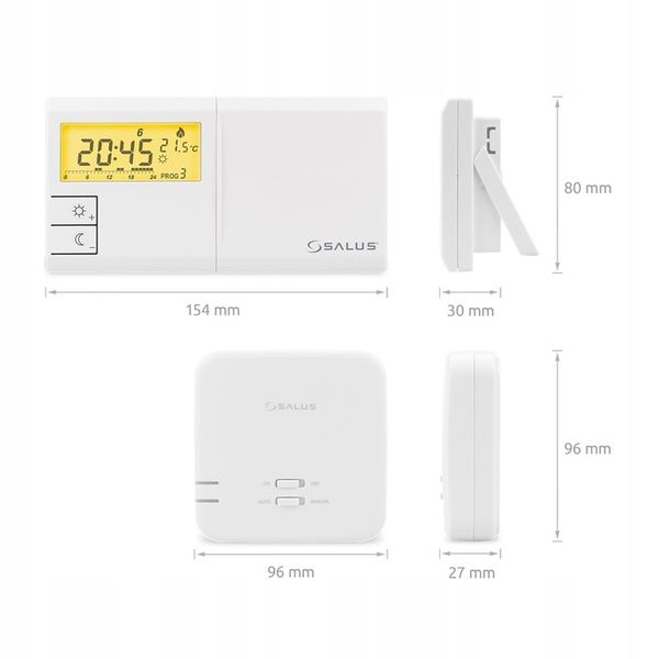 SALUS STEROWNIK REGULATOR 091FLRFV2 TERMOSTAT PIECA KOTŁA zdjęcie 4