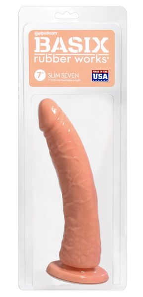 BASIX RUBBER WORKS SLIM Dildo z przyssawką zdjęcie 2
