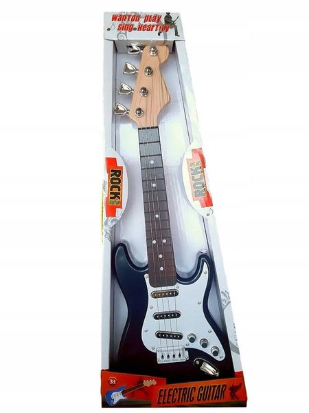 GITARA ROCKOWA DLA DZIECI GRA STRUNY INSTRUMENT zdjęcie 3