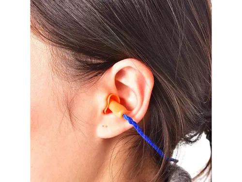 Zatyczki stopery do uszu na sen wielokrotny użytek ze sznurkiem na Arena.pl