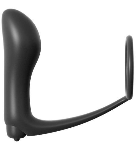 Wibracyjny plug analny z obręczą erekcyjną na Arena.pl