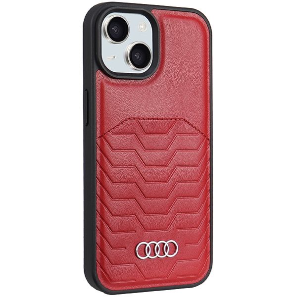 Etui Audi do iPhone 15, iPhone 14, iPhone 13, Czerwony, MagSafe zdjęcie 6