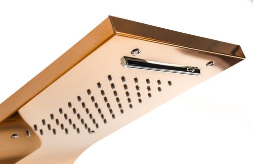 Bateria panel prysznicowy ROSE GOLD na Arena.pl