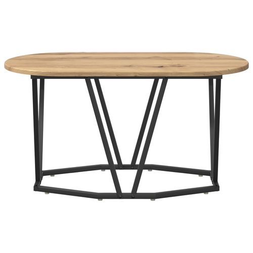 Stolik kawowy  z dębu artystycznego 80x40x40,5 cm, z drewna inżynieryjnego na Arena.pl