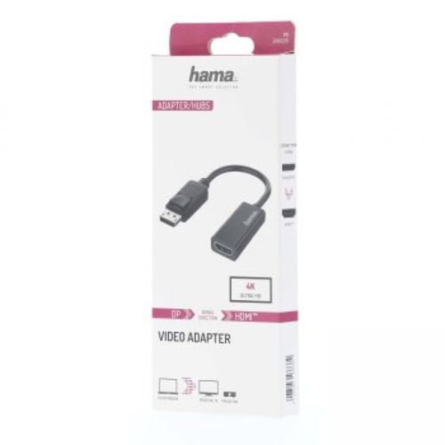 Adapter HAMA DisplayPort wtyk - HDMI gniazdo 4K na Arena.pl