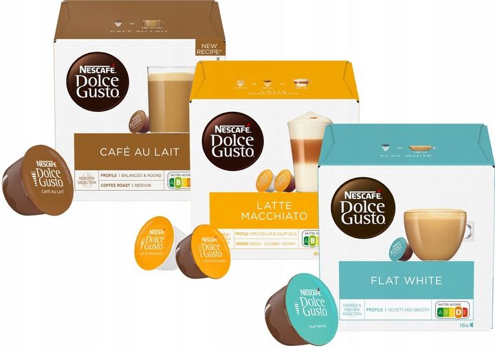Kapsułki Nescafe Dolce Gusto Zestaw Bestsellers Mini 3 x 16 kapsułek zdjęcie 5