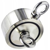 Magnes neodymowy uchwyt do poszukiwań 350 kg + linka KD10419