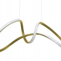 Lampa wisząca Tesoro LED 48W złota 67x90 cm regulowana wysokość IP20