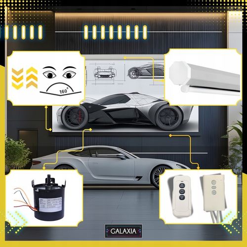 EKRAN PROJEKCYJNY ELEKTRYCZNY 100 CALI Do Projektora Do Rzutnika Z na Arena.pl