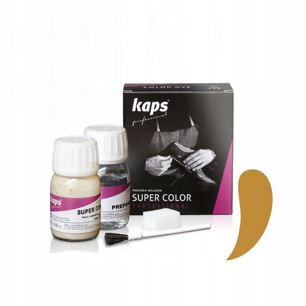 SUPER COLOR 25 ML+ PREPARER 25 ML OCHRA - KAPS PROFESSIONAL zdjęcie 1