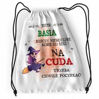 Plecak Dla Basi Sportowy Szkolny Worek Torba Z Nadrukiem Ze Zdjęciem