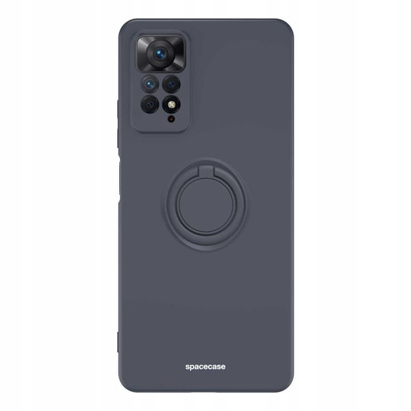 Spacecase Silicone Ring Redmi Note 11 Pro 4G/5G Black zdjęcie 7