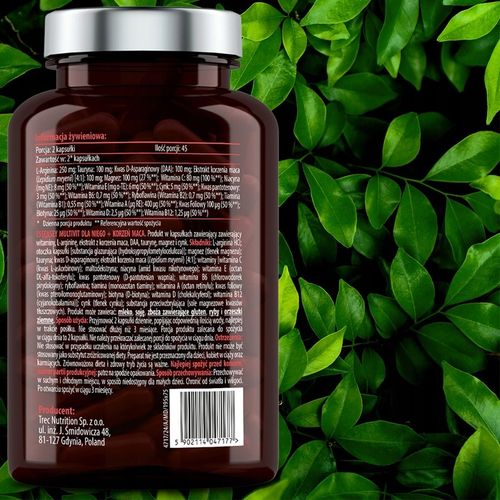 MULTIWITAMINA DLA MĘŻCZYZN 18 SKŁADNIKÓW NA WITALNOŚĆ LIBIDO TESTOSTERON na Arena.pl