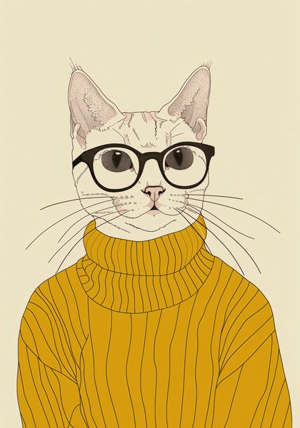Plakat 70x100cm Intelektualista zdjęcie 1