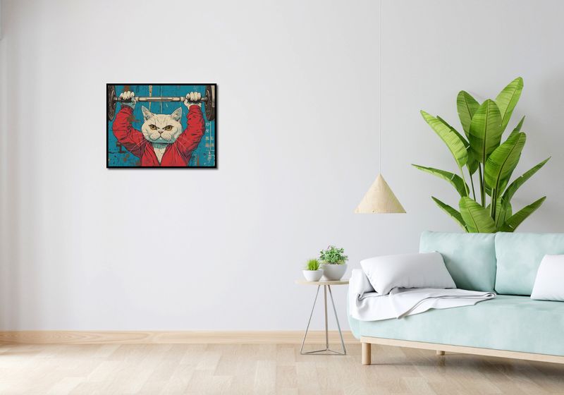 Plakat 65x50cm Mistrz Ciężarów zdjęcie 4