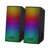Głośniki Defender SPITFIRE 2.0 6W Bluetooth USB podświetlenie RGB MP3