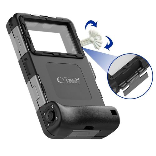 TECH-PROTECT IPX8 UNIVERSAL DIVING WATERPROOF CASE BLACK na Arena.pl