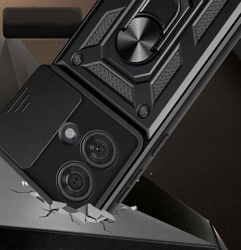 Etui do MOTOROLA EDGE 40 NEO PANCERNE RING 360° Szkło 3D z czytnikiem linii na Arena.pl