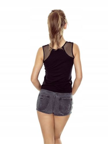 Damska koszulka bokserka czarna Eldar, r. L na Arena.pl