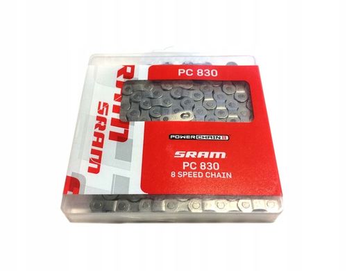 Łańcuch rowerowy SRAM PC-830 6/7/8 rzędowy + spinka, 114 ogniw na Arena.pl