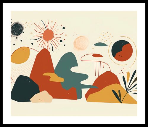 Plakat 60x50cm Kosmos Barw na Arena.pl