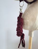 uwiąz dla hobby horse ze sznurka - śliwkowy