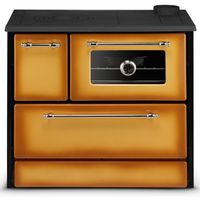 Kuchnia na drewno piec kominek koza CO deluxe z płaszczem wodnym 16kW PRAWA