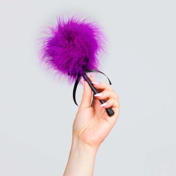 Pejcz-mini purple feather tickler zdjęcie 2
