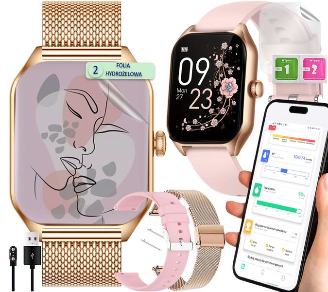 Smartwatch niktrade 15771 różowy zdjęcie 14