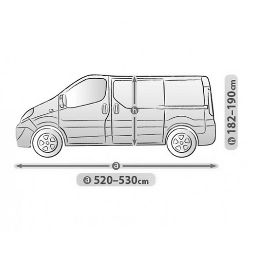 Pokrowiec na samochód MOBILE GARAGE L520 van na Arena.pl