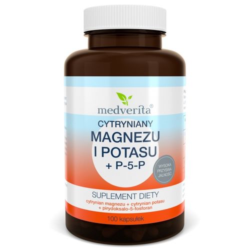 Magnez + Potas cytrynian + P-5-P B6 - 100 kapsułek na Arena.pl
