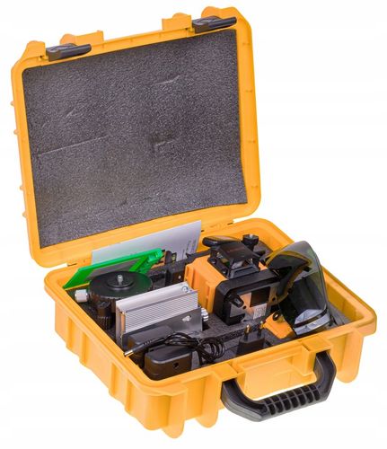 POZIOMICA LASEROWA 360° LASER KRZYŻOWY 4D ZESTAW WALIZKA na Arena.pl