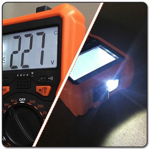 PROFESJONALNY MIERNIK POBORU PRĄDU MULTIMETR CYFROWY ELEKTRYCZNY LCD TESTER na Arena.pl