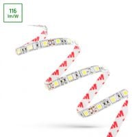 Pasek taśma LED 30W 5050 60LED Barwa Ciepła 3 lata 1m (rolka 5m) - bez osłony SpectrumLED WOJ+14020