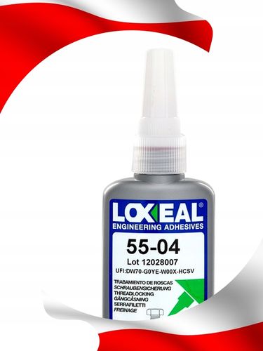 KLEJ DO GWINTÓW ŚRUB LOXEAL 55-04 ŚREDNIO DEMONTOWALNY 50 ml na Arena.pl