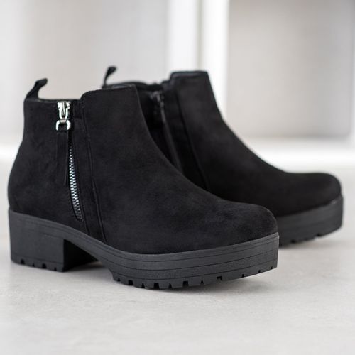 Czarne Botki Na Platformie r.36 na Arena.pl