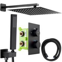 Zestaw prysznicowy podtynkowy z termostatem z deszczownicą 30cm - Yoka