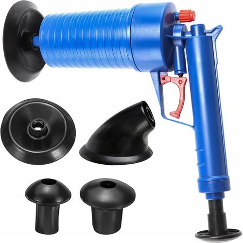 PISTOLET DO UDRAŻNIANIA RUR PRZEPYCHACZ TOALET WC ZLEWU KANALIZACJI KRET na Arena.pl