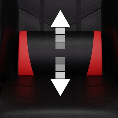 FOTEL GAMINGOWY CYBER CHAIRS X-LOGIC RED - BIUROWY na Arena.pl