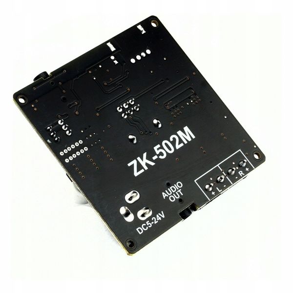 Wzmacniacz audio bluetooth 2x50W AUX USB ZK-502M zdjęcie 7