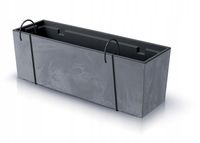 Doniczka balkonowa Urbi Beton Effect DUC600EW | Marengo, Kształt Prostokątny, Wymiary 18x58x19.5 cm, Kolor Marengo, Prosperplast