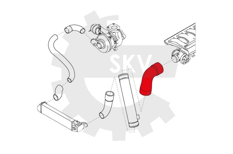 Przewód turbiny do BMW X5 2001 2002 2003 zdjęcie 2