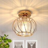 LAMPA SUFITOWA WISZĄCA ZŁOTY ŻYRANDOL E27