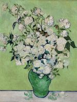Plakat 60x80cm Roses, Van Gogh Vintage do Salonu